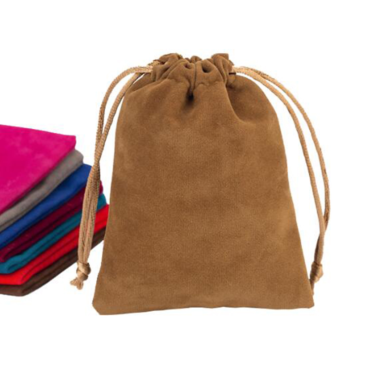 velvet drawstring pouch for jewellery and gift collection